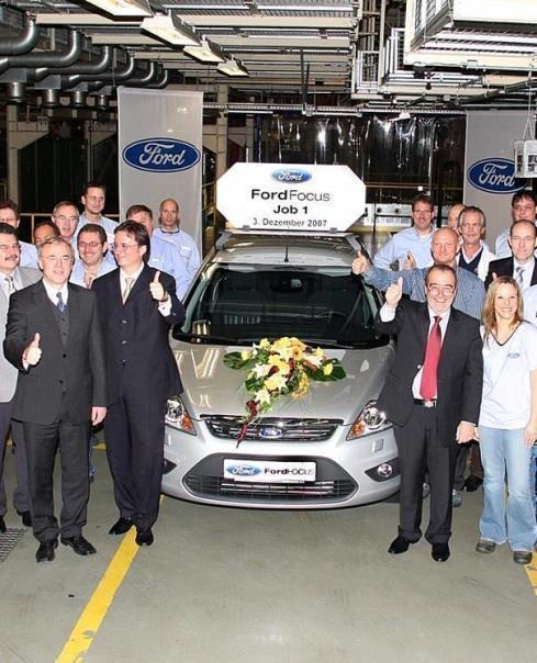 Bandablauf des neuen Ford Focus im Werk Saarlouis. 